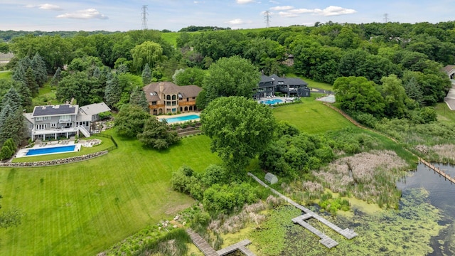 6541 Beach Rd, Eden Prairie, MN 55344 - bird's eye view of a pool area