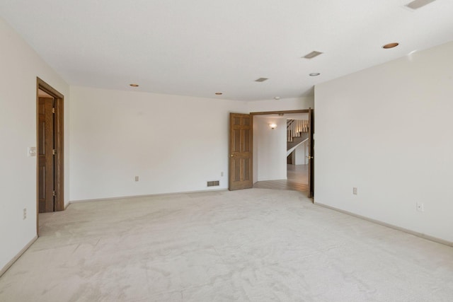 6541 Beach Rd, Eden Prairie, MN 55344 - empty room featuring light colored carpet and stairway