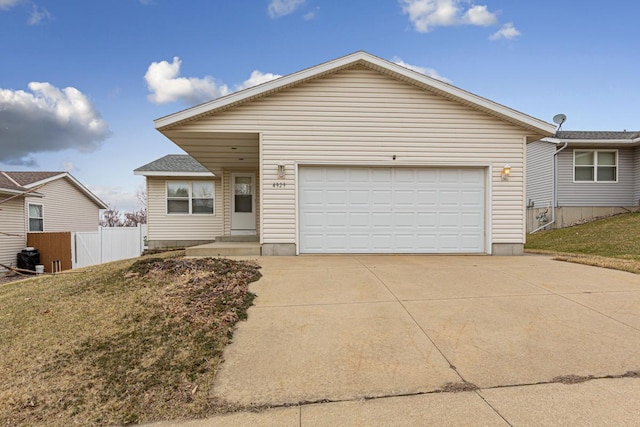 4929 Valley Dr NW, Rochester, MN 55901 - single story home with driveway and an attached garage