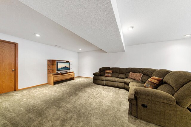 4929 Valley Dr NW, Rochester, MN 55901 - living room with carpet and recessed lighting