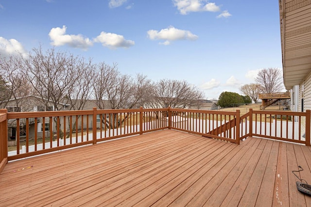 4929 Valley Dr NW, Rochester, MN 55901 - view of wooden deck