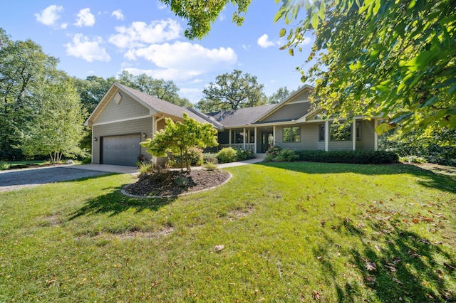 8011 County Road 13 SE, Delano, MN 55328 - view of front of home with driveway, an attached garage, and a front lawn