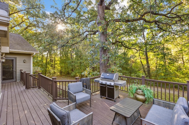 8011 County Road 13 SE, Delano, MN 55328 - wooden deck with area for grilling
