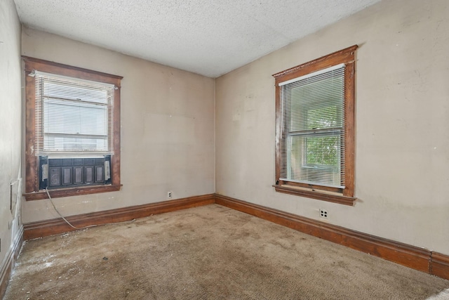 2918 15th Ave S, Minneapolis, MN 55407 - unfurnished room featuring carpet flooring and a textured ceiling