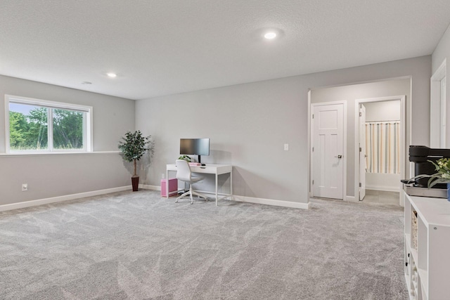 3841 Hyde Ave N, Oakdale, MN 55128 - office space featuring light colored carpet, recessed lighting, and a textured ceiling