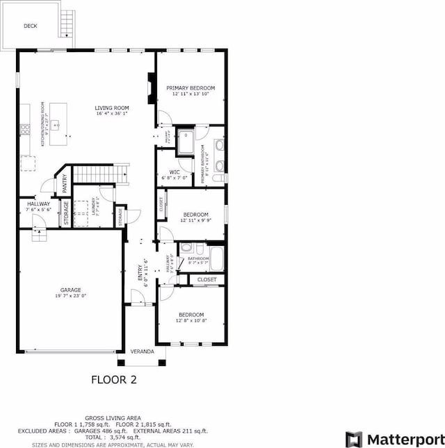 3841 Hyde Ave N, Oakdale, MN 55128 - view of room layout
