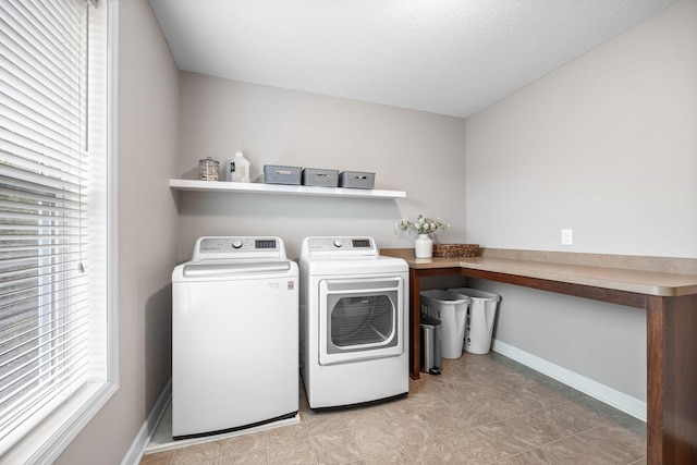 13332 Coachford Ave, Rosemount, MN 55068 - laundry room featuring washer and clothes dryer and baseboards