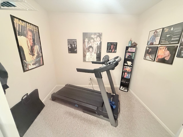 2228 Douglynn Ln, Saint Paul, MN 55119 - workout room with carpet floors and baseboards