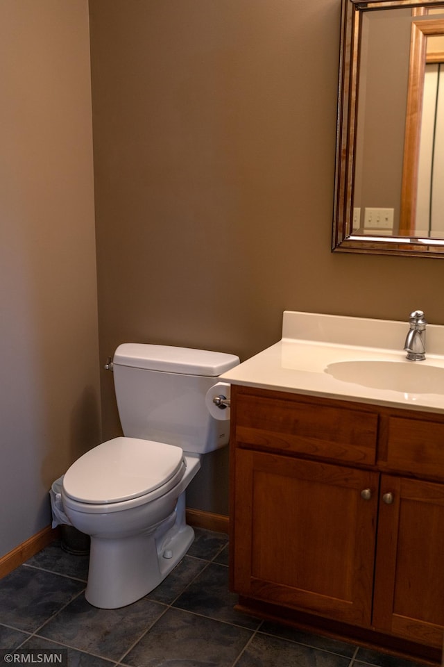 14578 Hunters Ln, Savage, MN 55378 - half bathroom featuring vanity and tile patterned flooring
