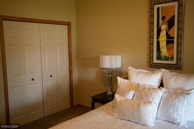14578 Hunters Ln, Savage, MN 55378 - carpeted bedroom featuring a closet and baseboards