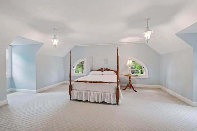 196 Mississippi River Blvd S, Saint Paul, MN 55105 - carpeted bedroom with vaulted ceiling