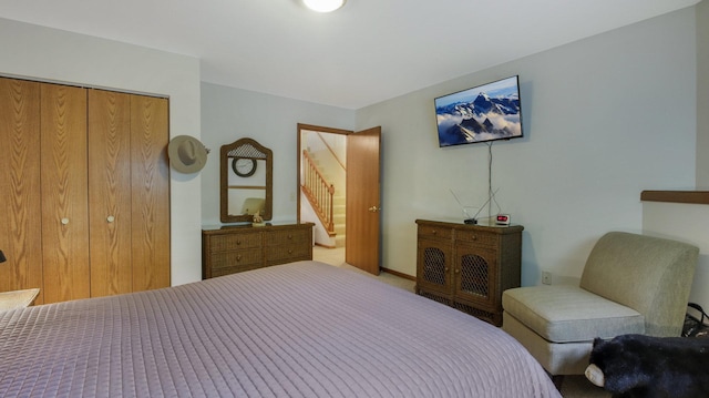3504 Damon St Unit 38, Eau Claire, WI 54701 - carpeted bedroom featuring a closet