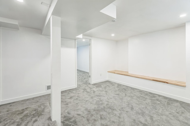 5223 15th Ave S, Minneapolis, MN 55417 - finished basement featuring carpet and recessed lighting
