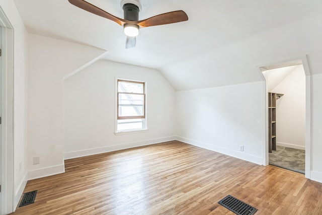5223 15th Ave S, Minneapolis, MN 55417 - bonus room with wood finished floors, lofted ceiling, and ceiling fan