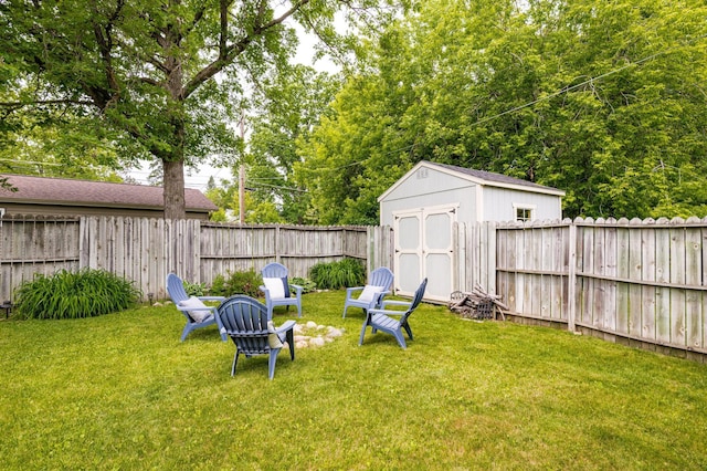611 11th Ave, Grand Rapids, MN 55744 - fenced backyard featuring a storage unit