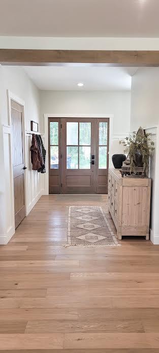 9029 Crown Hill Ct, Brainerd, MN 56401 - foyer entrance featuring light wood-type flooring and recessed lighting