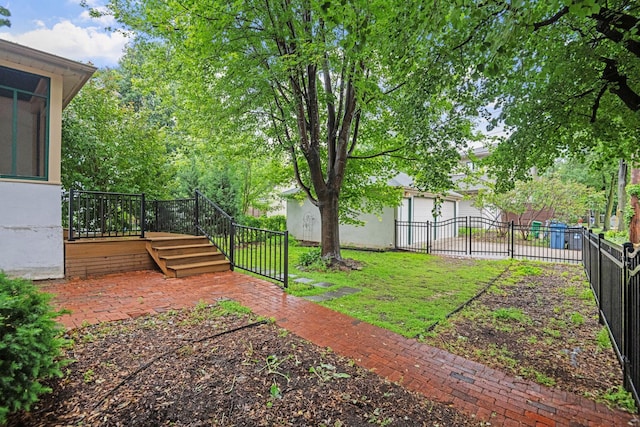 4300 Beard Ave S, Minneapolis, MN 55410 - view of yard featuring a deck
