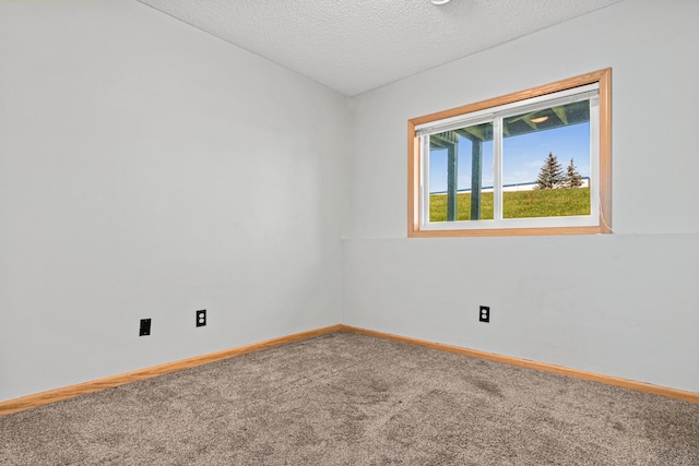 7289 32nd Ave N, Crystal, MN 55427 - carpeted empty room with a textured ceiling and baseboards