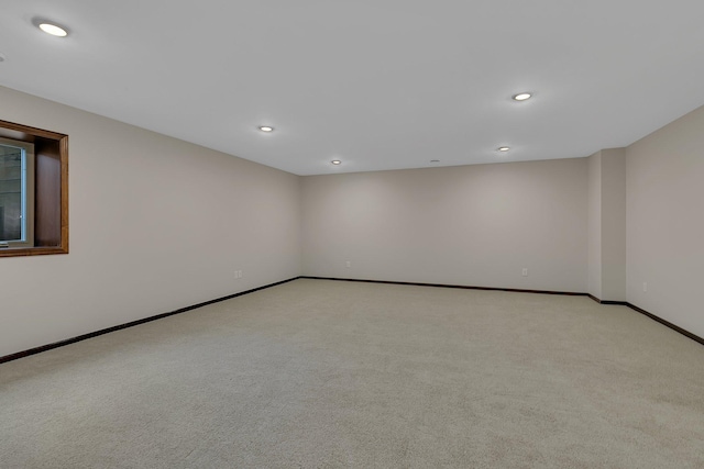 1504 20th Ave S, Sartell, MN 56377 - spare room featuring light carpet and recessed lighting