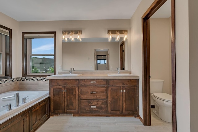1504 20th Ave S, Sartell, MN 56377 - full bathroom featuring double vanity and a bath