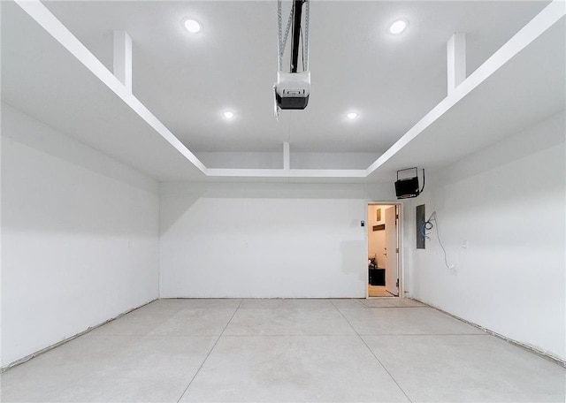 117 Maple Ct, Cannon Falls, MN 55009 - garage with a garage door opener and recessed lighting