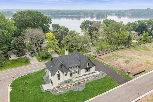 2706 Lakeview Ct, Little Canada, MN 55117 - aerial view of property and surrounding area with a nearby body of water