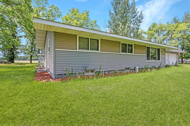 39743 County Road 1, Brockway Twp, MN 56367 - view of front facade with a front lawn and an attached garage
