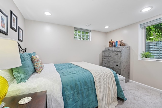 3178 253rd Ave NW, Isanti, MN 55040 - bedroom with multiple windows, carpet, and recessed lighting