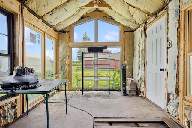 3178 253rd Ave NW, Isanti, MN 55040 - sunroom with lofted ceiling and healthy amount of natural light