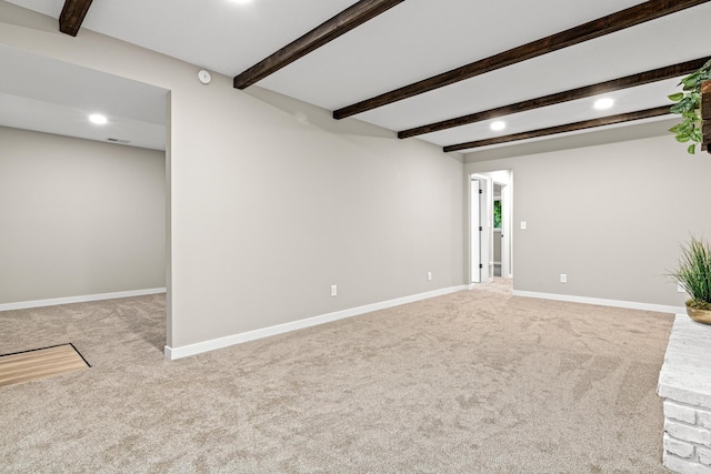 6980 Crest Dr, Maple Grove, MN 55311 - below grade area with carpet flooring and recessed lighting