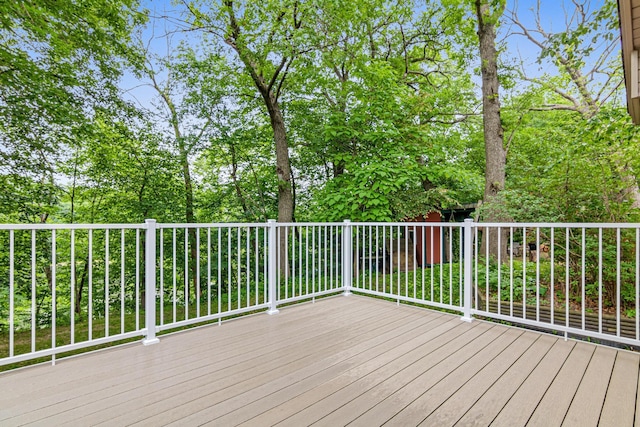 6980 Crest Dr, Maple Grove, MN 55311 - view of wooden deck