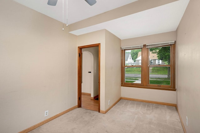 5709 26th Ave S, Minneapolis, MN 55417 - empty room featuring carpet flooring and a ceiling fan