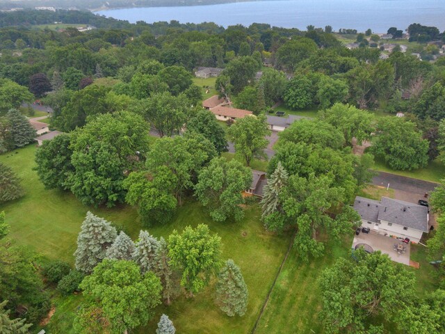 711 9th St NW, Buffalo, MN 55313 - aerial overview of property's location featuring a large body of water
