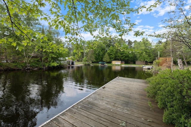 2236 Birch Point Rd Unit A, Tower, MN 55790 - dock with a water view