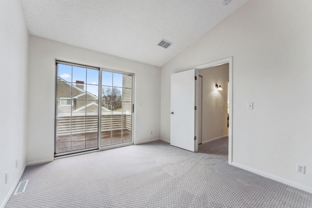 2060 Shenandoah Ct Unit F, Plymouth, MN 55447 - carpeted spare room with lofted ceiling and a textured ceiling