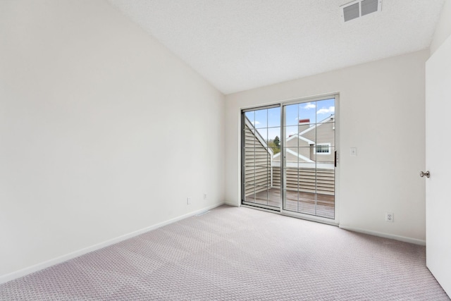 2060 Shenandoah Ct Unit F, Plymouth, MN 55447 - spare room featuring carpet flooring and vaulted ceiling