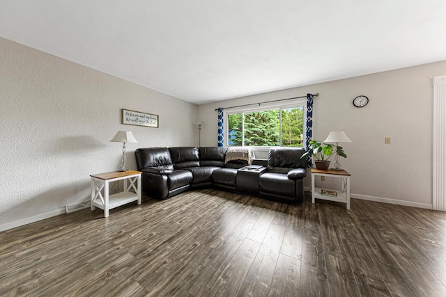2115 3rd Ave NE, Owatonna, MN 55060 - living room featuring wood finished floors and a textured wall