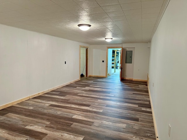 17535 Riverwood Dr, Little Falls, MN 56345 - unfurnished room featuring electric panel and wood finished floors