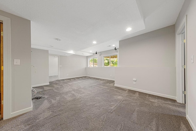 1830 Whitetail Run Pl NE, Owatonna, MN 55060 - carpeted spare room with recessed lighting and a textured ceiling