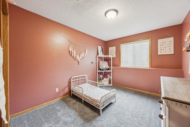 620 Acacia Dr S, Annandale, MN 55302 - bedroom featuring a textured ceiling and carpet floors