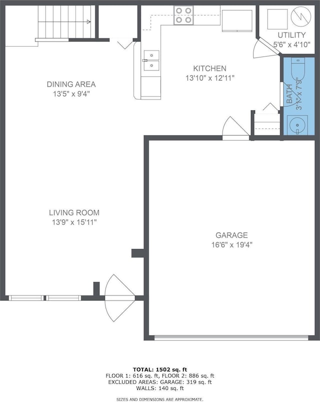 1471 111th Dr NE Unit B, Blaine, MN 55449 - view of home floor plan