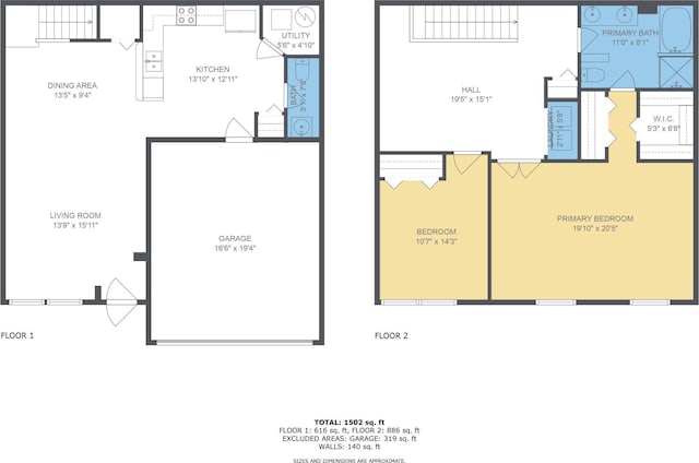 1471 111th Dr NE Unit B, Blaine, MN 55449 - view of property floor plan