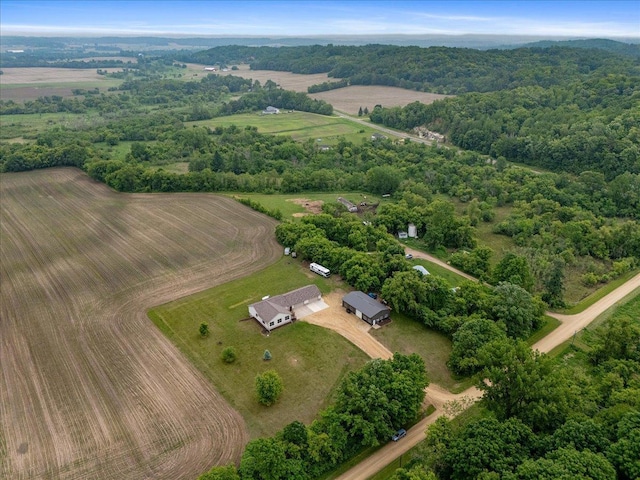 E633 950th Ave, Stanton Twp, WI 54734 - aerial view of sparsely populated area