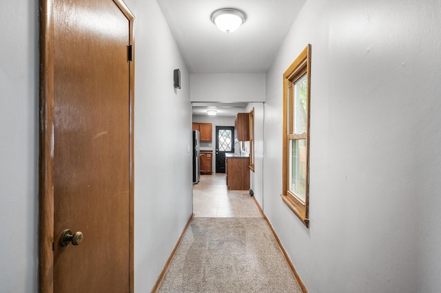 4242 Zane Ave N, Crystal, MN 55422 - corridor with baseboards and light colored carpet