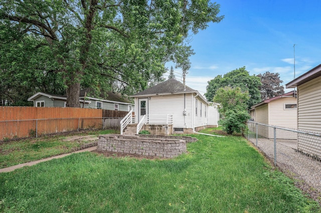 4242 Zane Ave N, Crystal, MN 55422 - back of house with a fenced backyard