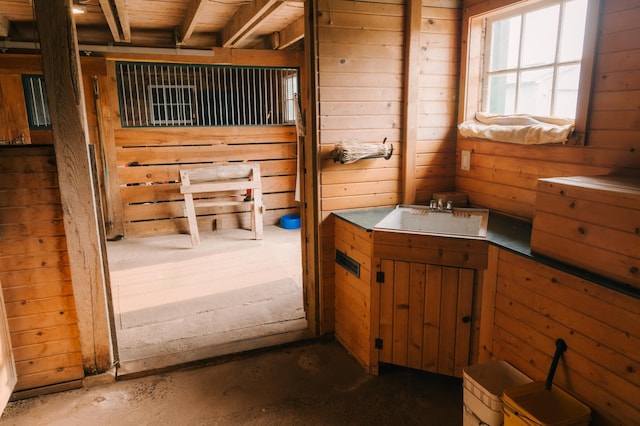 2834 150th St, Luck, WI 54837 - stable featuring a sink