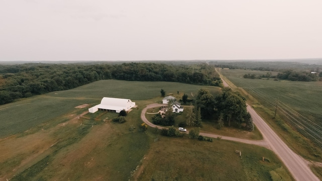 2834 150th St, Luck, WI 54837 - aerial overview of property's location with rural landscape