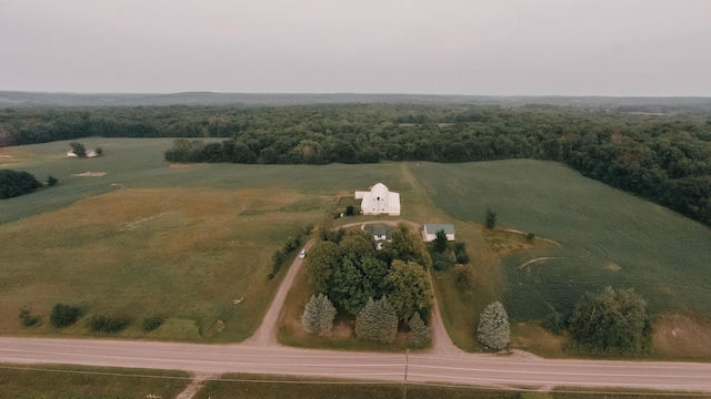 2834 150th St, Luck, WI 54837 - aerial view of property and surrounding area featuring rural landscape