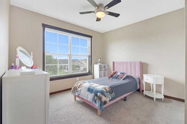 369 144th Ln NW, Andover, MN 55304 - bedroom featuring light carpet and ceiling fan