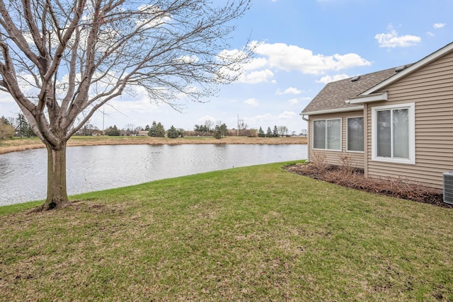 1978 110th Ct NE Unit 1103, Blaine, MN 55449 - view of grassy yard featuring a water view